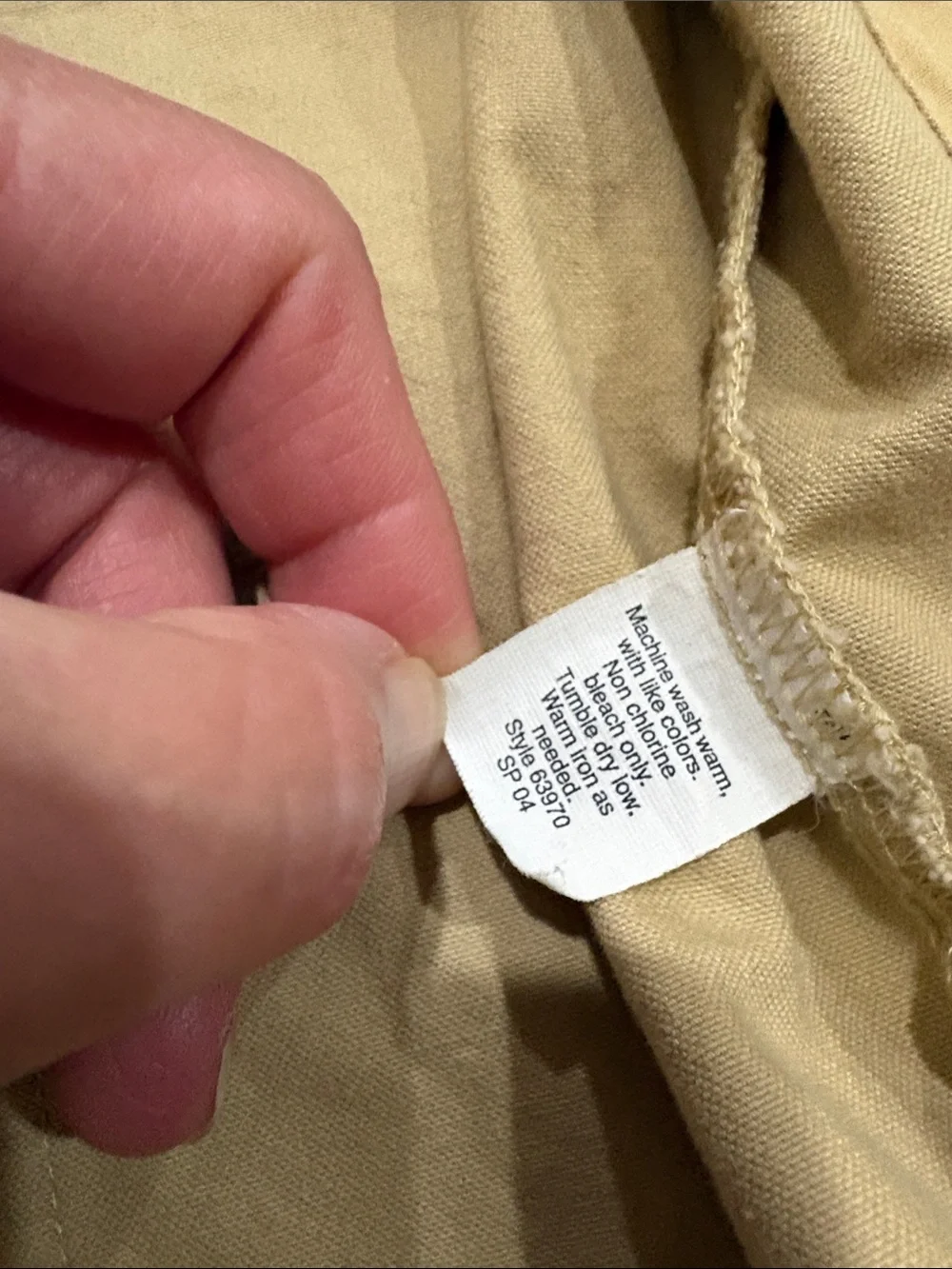 Men's J.Crew Canvas Chore Jacket Shacket Tan Khaki.  vintage. Size L